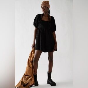 Free People Black Violet Mini Dress Women’s Size Small